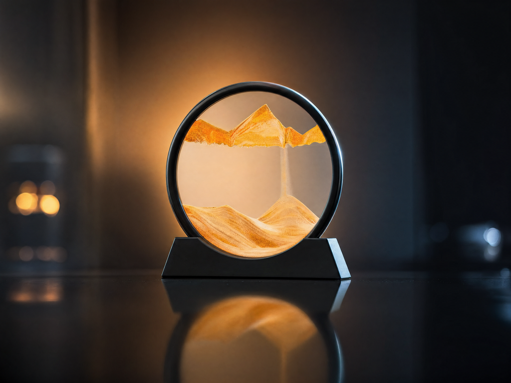 Driftscape Sand Glass in warm amber